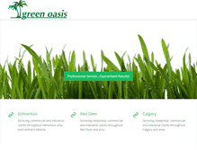Tablet Screenshot of greenoasis.ca
